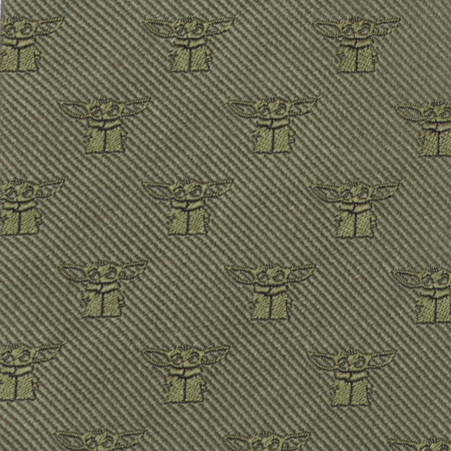Star Wars Grogu Sage Green Tie by Cufflinks.com
