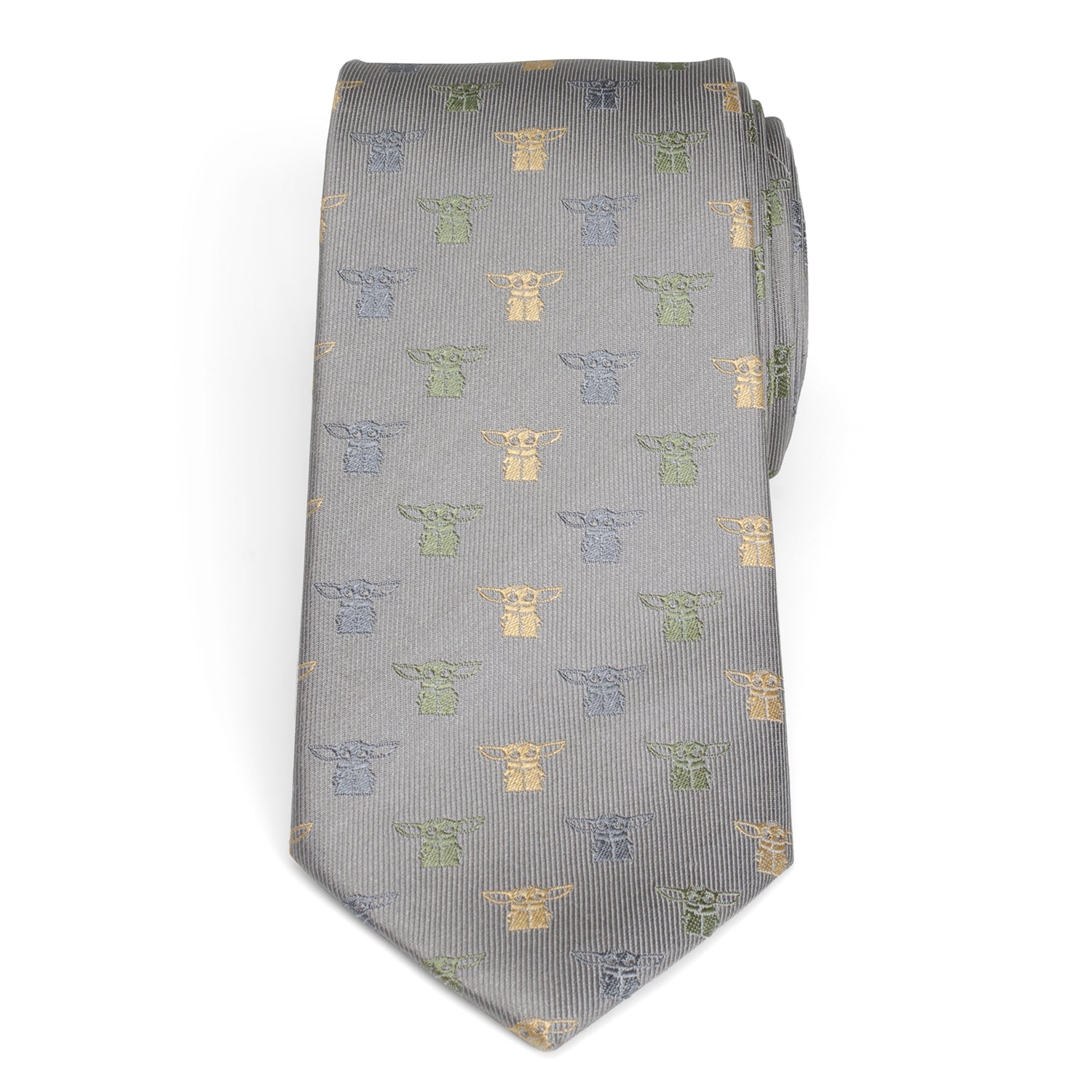 Star Wars Grogu Dotted Green Tie by Cufflinks.com