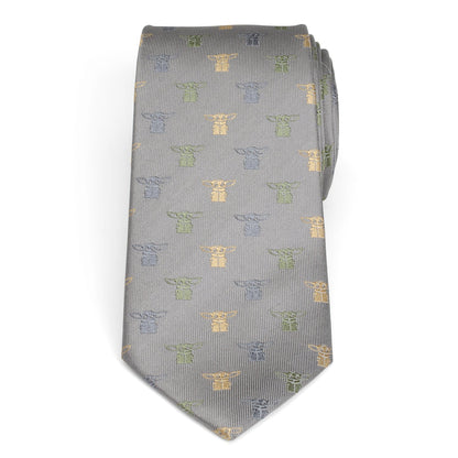 Star Wars Grogu Dotted Green Tie by Cufflinks.com