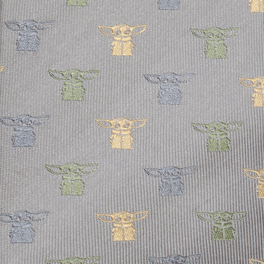 Star Wars Grogu Dotted Green Tie by Cufflinks.com
