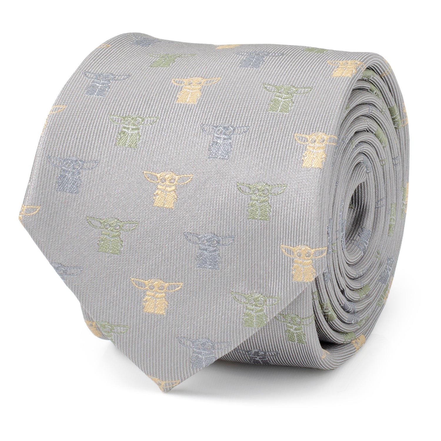 Star Wars Grogu Dotted Green Tie by Cufflinks.com