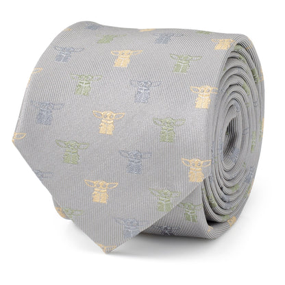 Star Wars Grogu Dotted Green Tie by Cufflinks.com