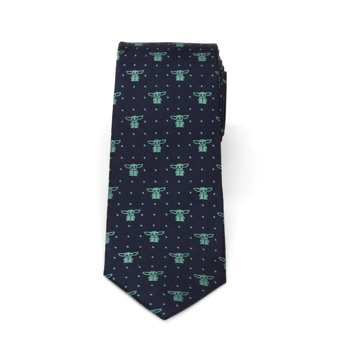 Star Wars Grogu Navy Dotted Tie by Cufflinks.com