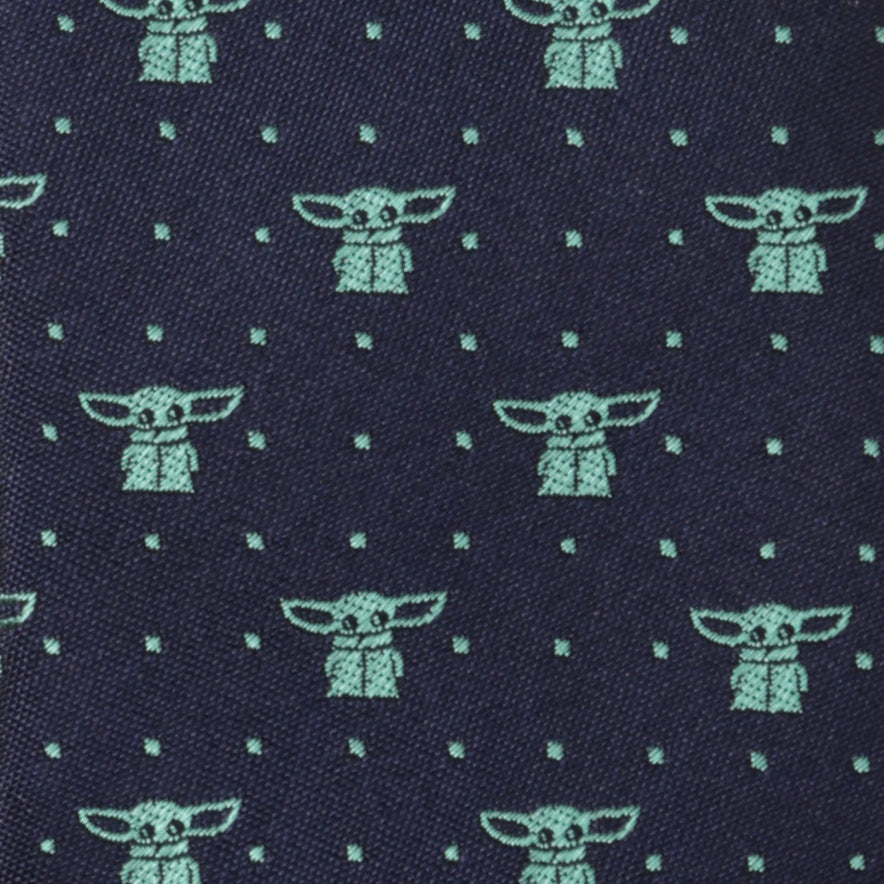 Star Wars Grogu Navy Dotted Tie by Cufflinks.com