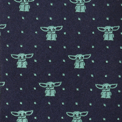 Star Wars Grogu Navy Dotted Tie by Cufflinks.com
