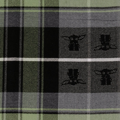 Star Wars Grogu Green and Black Scarf by Cufflinks.com