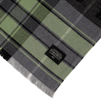 Star Wars Grogu Green and Black Scarf by Cufflinks.com