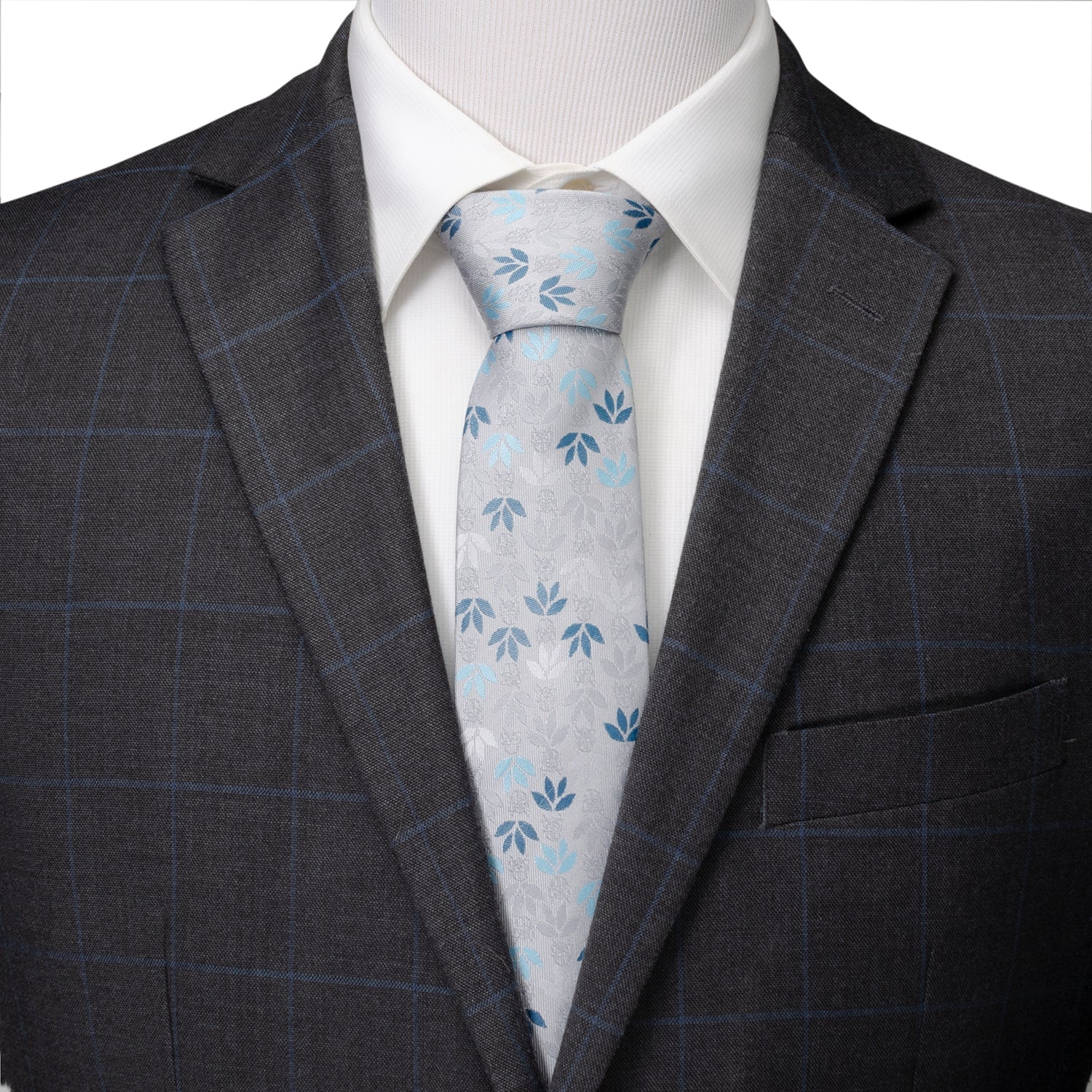 Star Wars Darth Vader Gray Floral Tie by Cufflinks.com