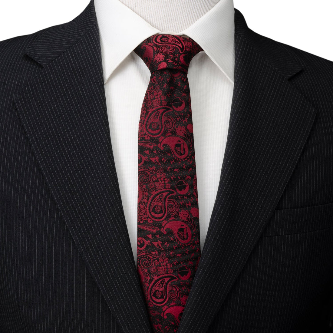 Star Wars Darth Vader Black and Red Paisley Tie by Cufflinks.com