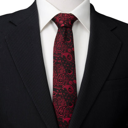 Star Wars Darth Vader Black and Red Paisley Tie by Cufflinks.com