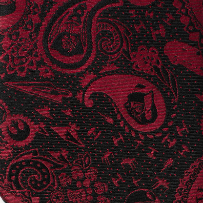 Star Wars Darth Vader Black and Red Paisley Tie by Cufflinks.com