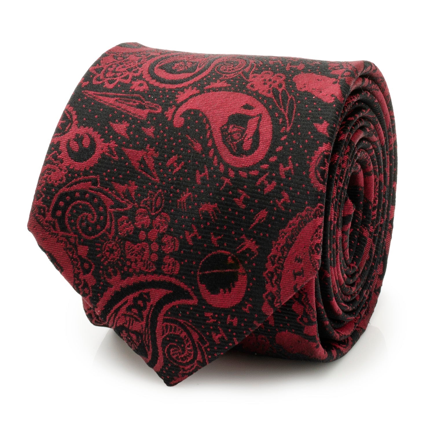 Star Wars Darth Vader Black and Red Paisley Tie by Cufflinks.com