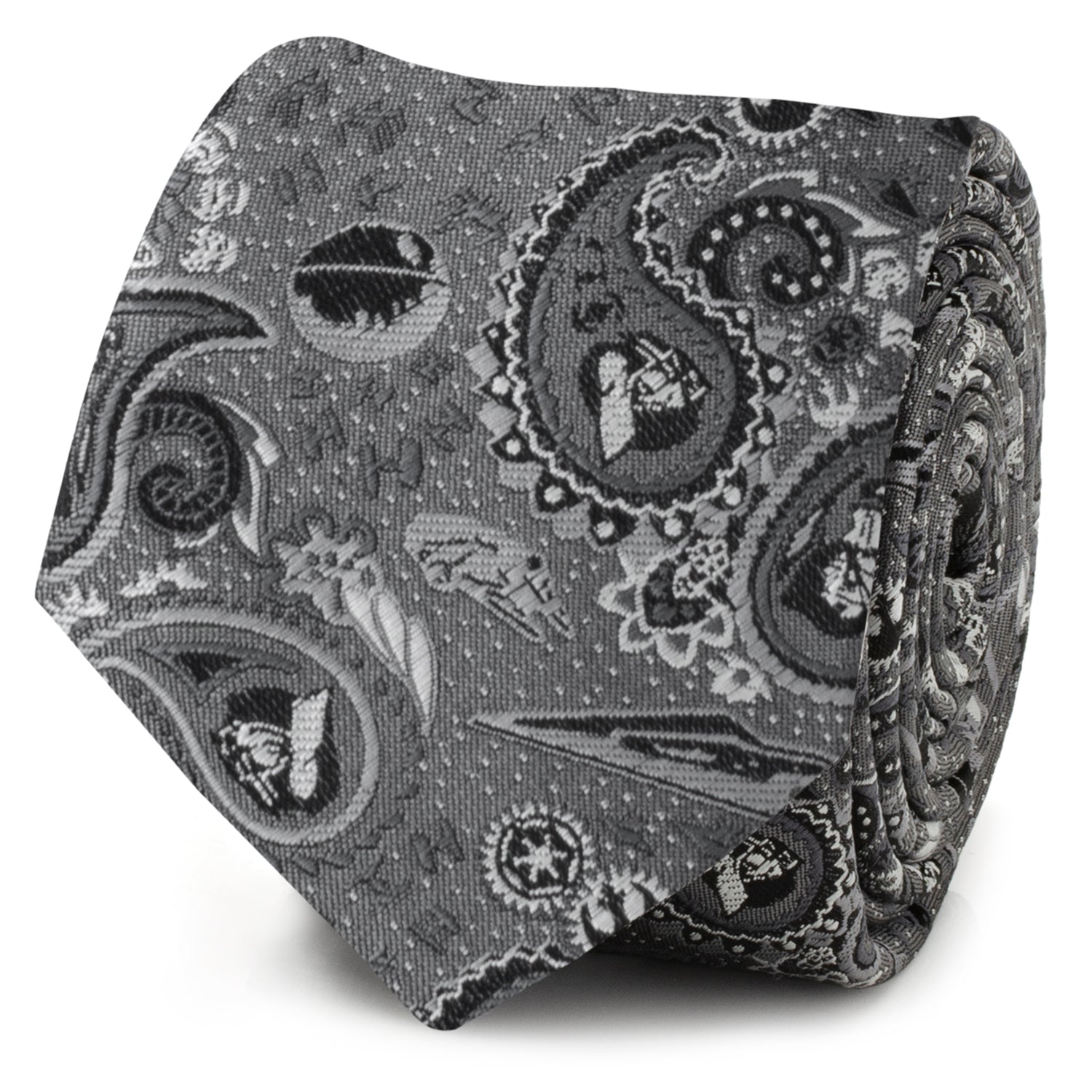 Star Wars Darth Vader Gray Paisley Tie by Cufflinks.com