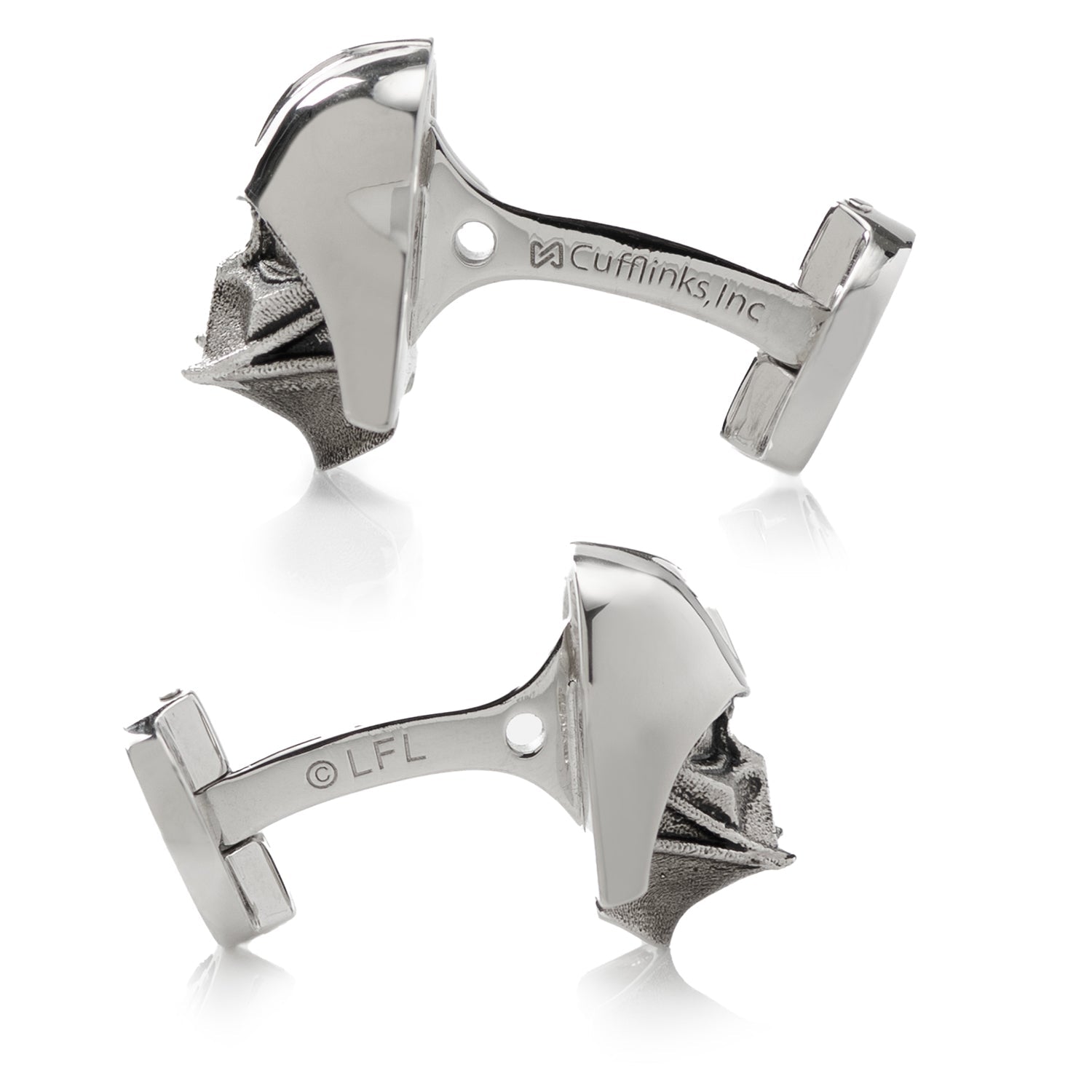 Star Wars Darth Vader Sterling Silver 3D Cufflinks by Cufflinks.com