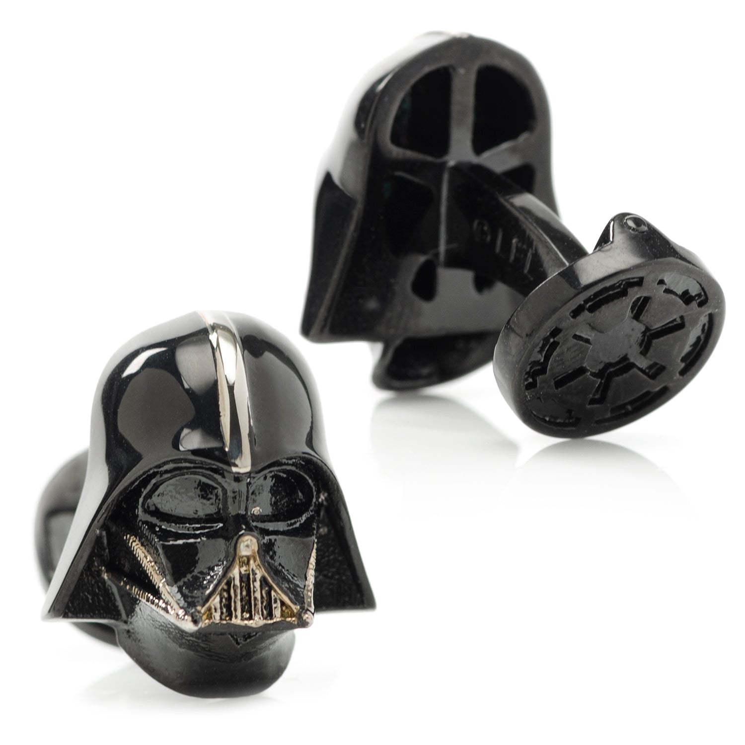 Star Wars Darth Vader Satin Black 3DCufflinks by Cufflinks.com