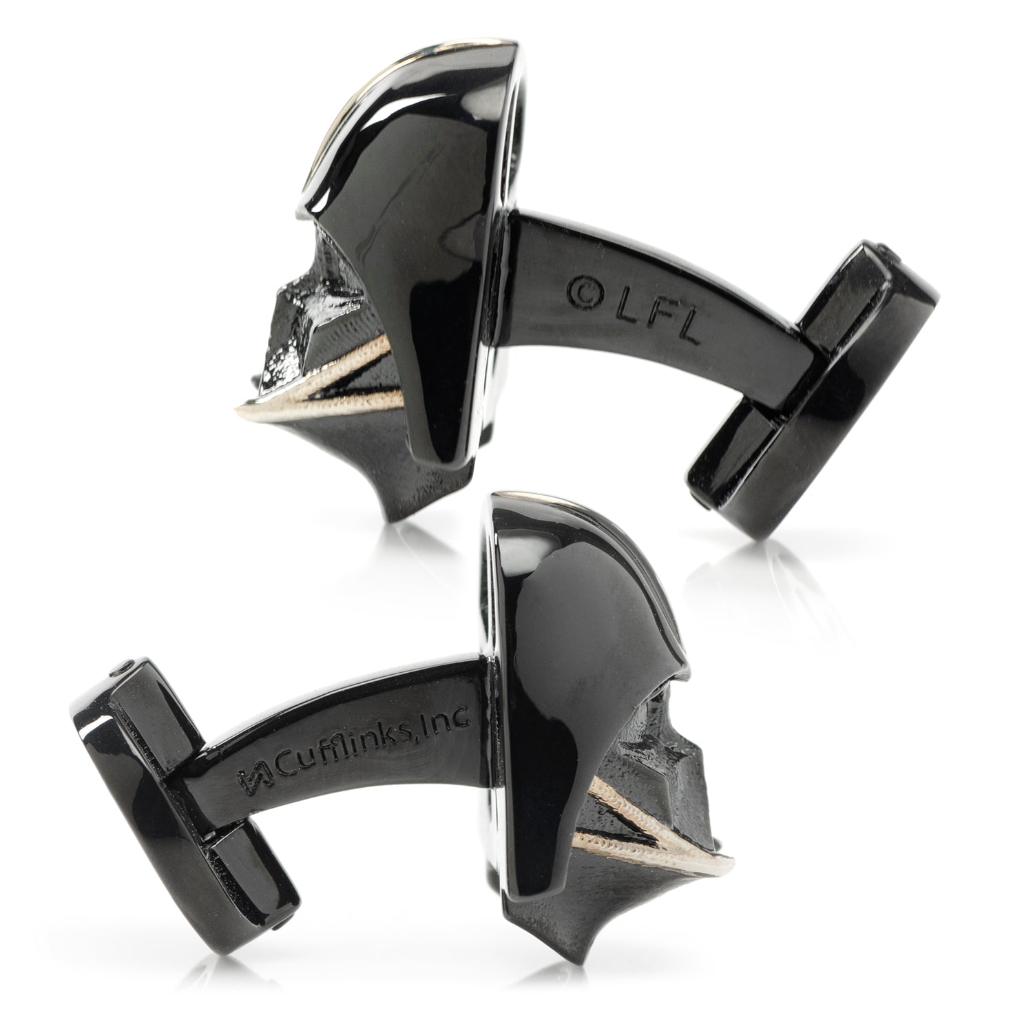 Star Wars Darth Vader Satin Black 3DCufflinks by Cufflinks.com