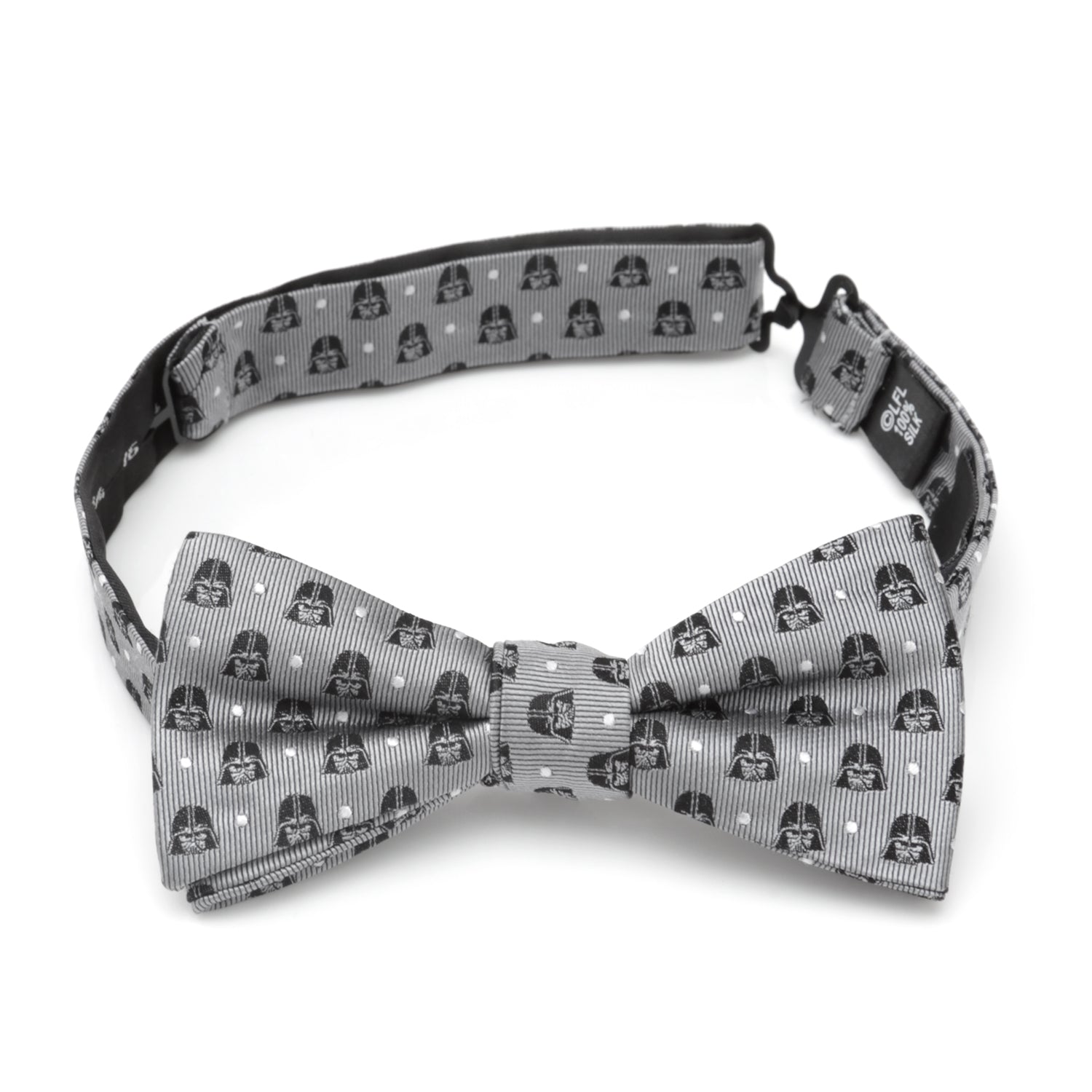Star Wars Darth Vader Gray Polka Dot Bow Tie by Cufflinks.com