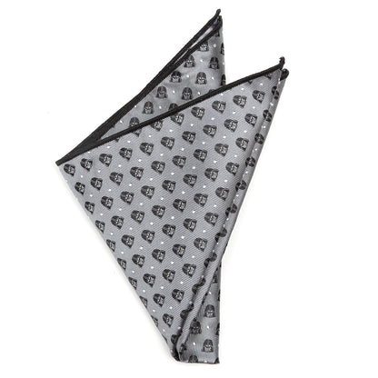 Star Wars Darth Vader Gray Polka Dot Pocket Square by Cufflinks.com