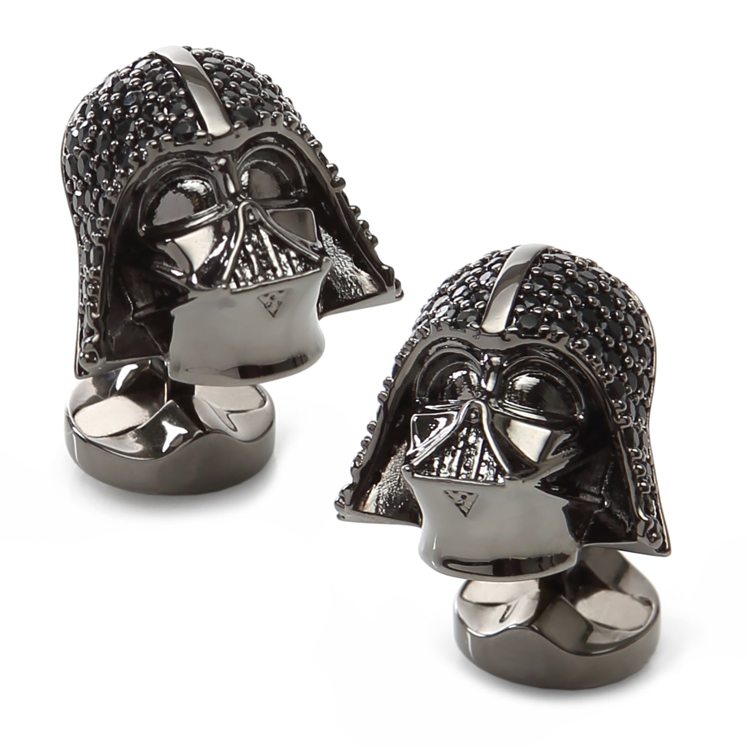 Star Wars Darth Vader Crystal 3D Cufflinks and 5-Stud Set by Cufflinks.com