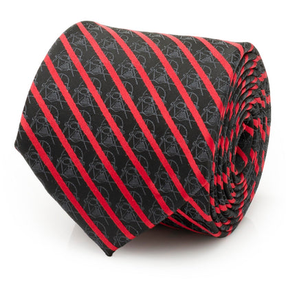 Star Wars Darth Vader Red and Black Striped Tie by Cufflinks.com
