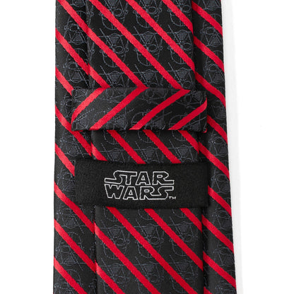 Star Wars Darth Vader Red and Black Striped Tie by Cufflinks.com