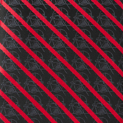 Star Wars Darth Vader Red and Black Striped Tie by Cufflinks.com