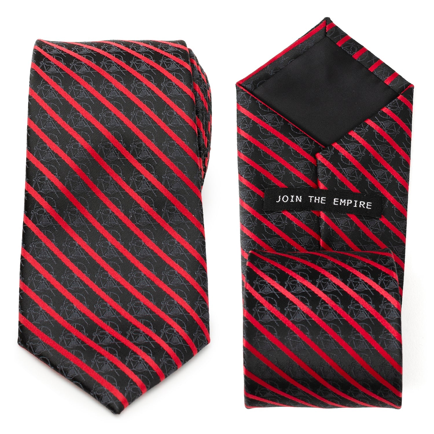Star Wars Darth Vader Red and Black Striped Tie by Cufflinks.com