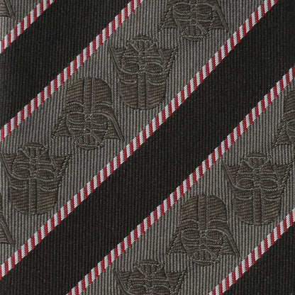 Star Wars Darth Vader Black and Gray Striped Tie by Cufflinks.com