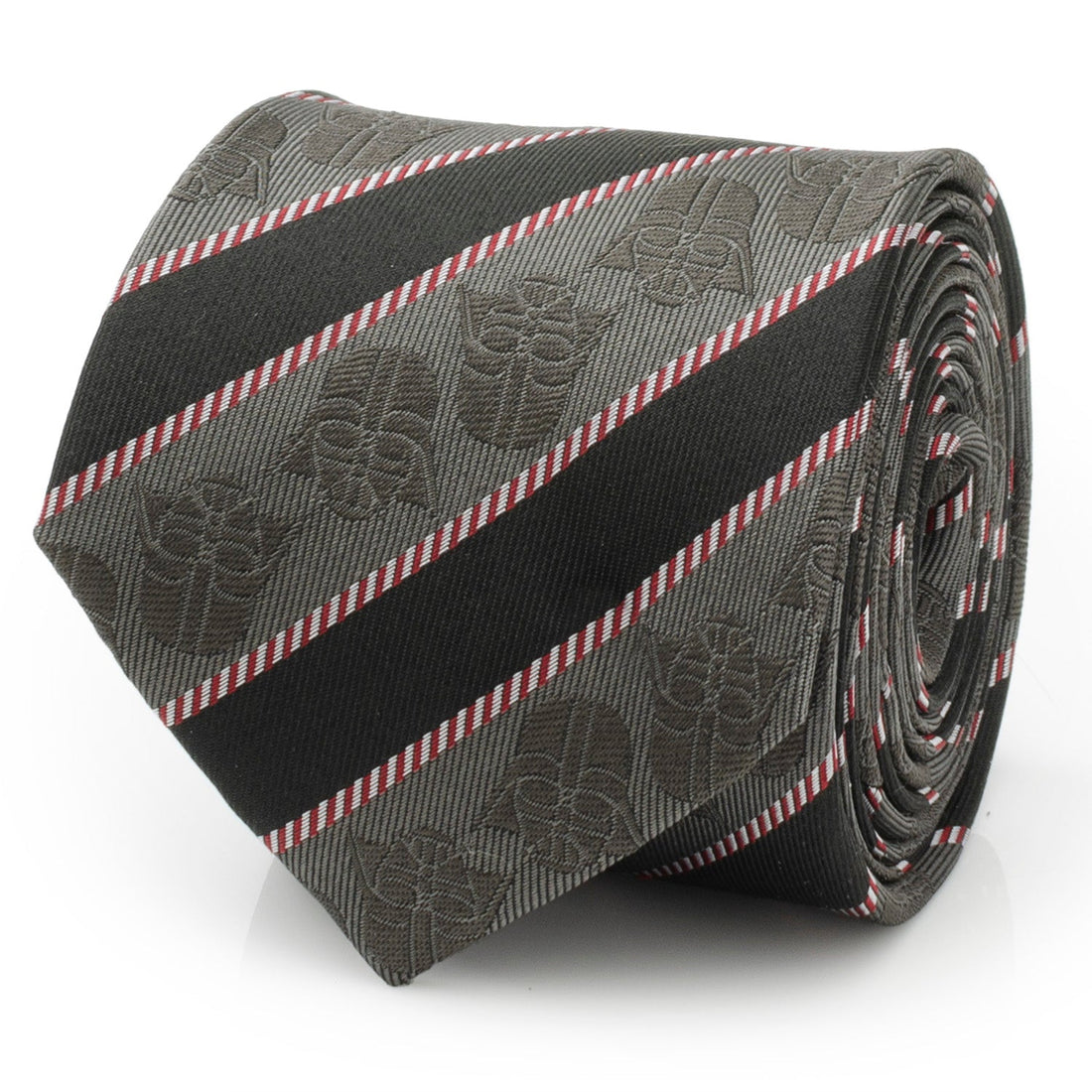 Star Wars Darth Vader Black and Gray Striped Tie by Cufflinks.com