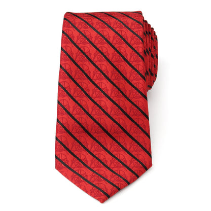 Star Wars Darth Vader Red and Black Striped Tie by Cufflinks.com