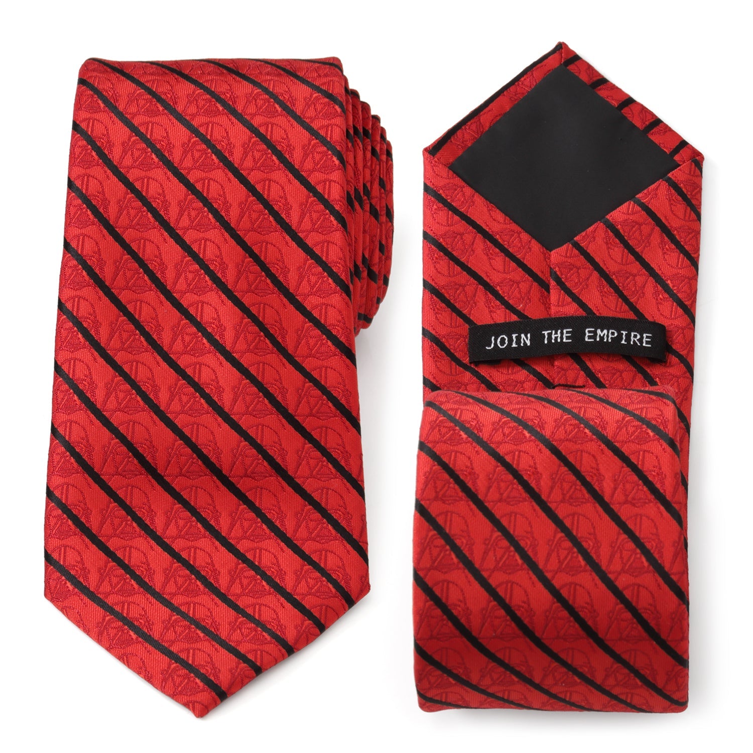 Star Wars Darth Vader Red and Black Striped Tie by Cufflinks.com