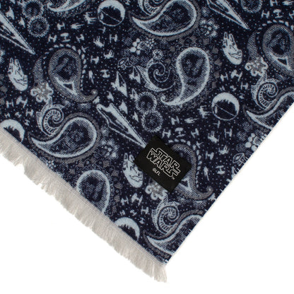 Star Wars Darth Vader Blue and Gray Paisley Scarf by Cufflinks.com