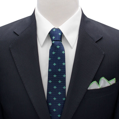 Star Wars Yoda Dotted Navy Tie by Cufflinks.com