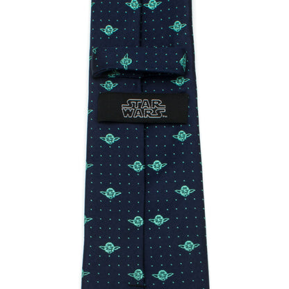 Star Wars Yoda Dotted Navy Tie by Cufflinks.com
