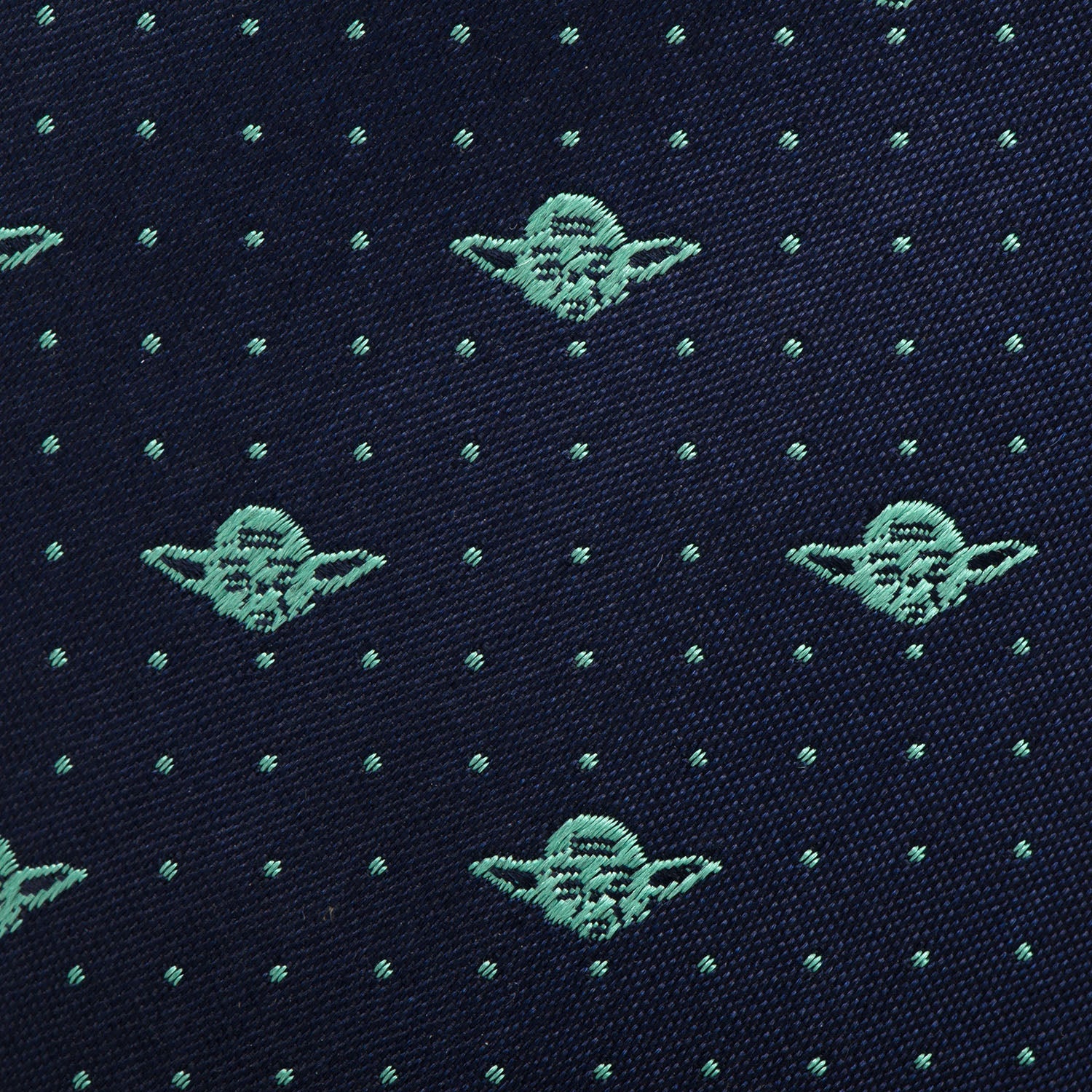 Star Wars Yoda Dotted Navy Tie by Cufflinks.com