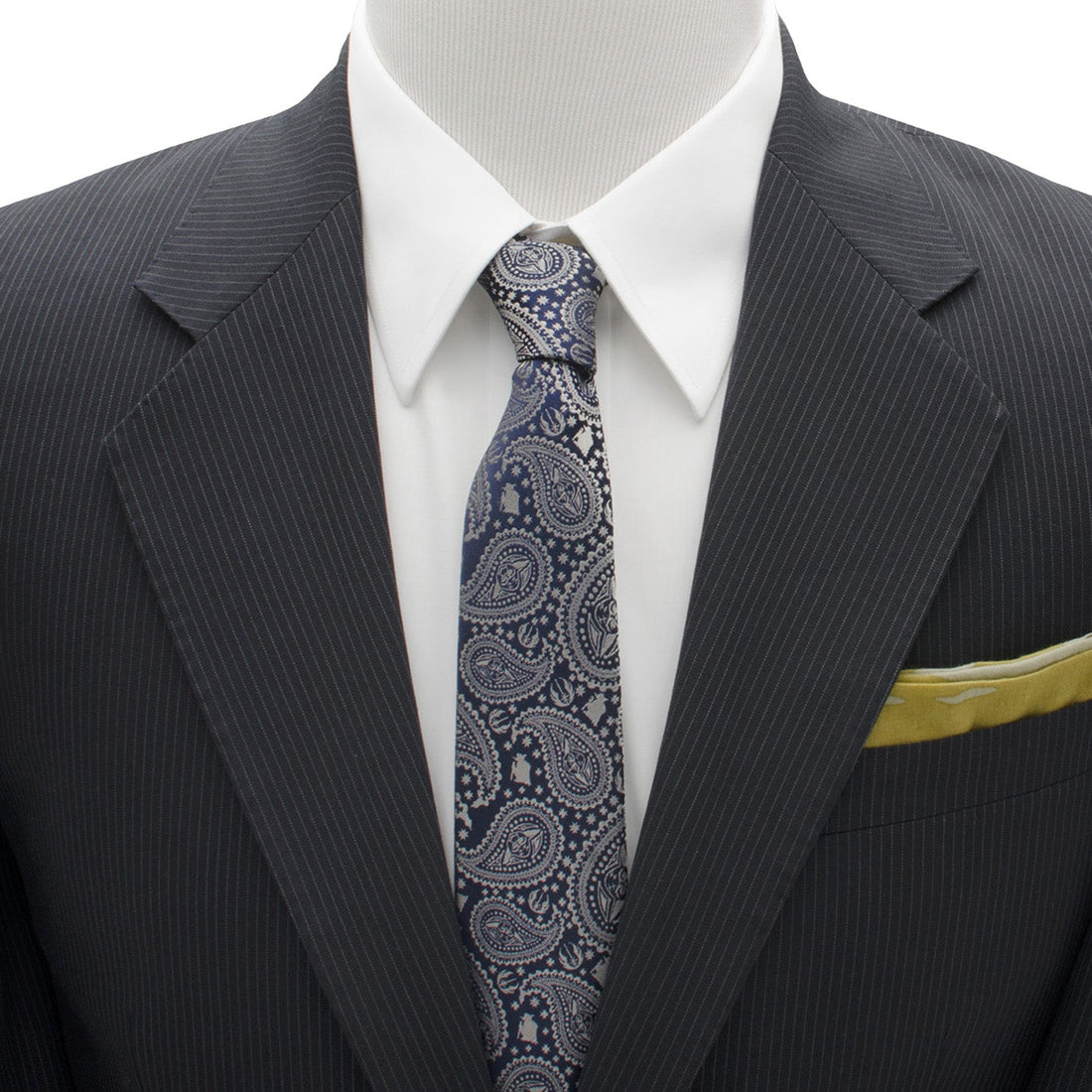 Star Wars Yoda Navy Paisley Tie by Cufflinks.com