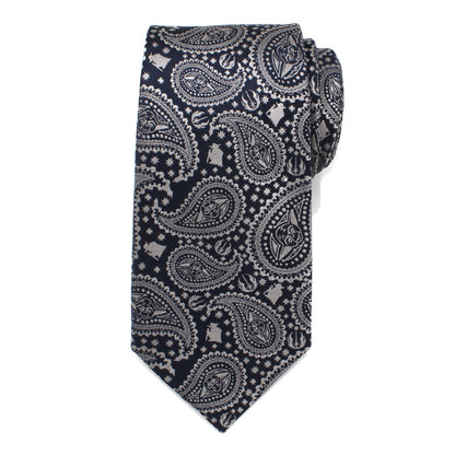 Star Wars Yoda Navy Paisley Tie by Cufflinks.com