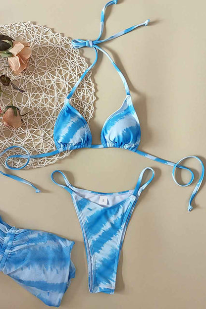 Blue Bombshell Bikini and Cover Up