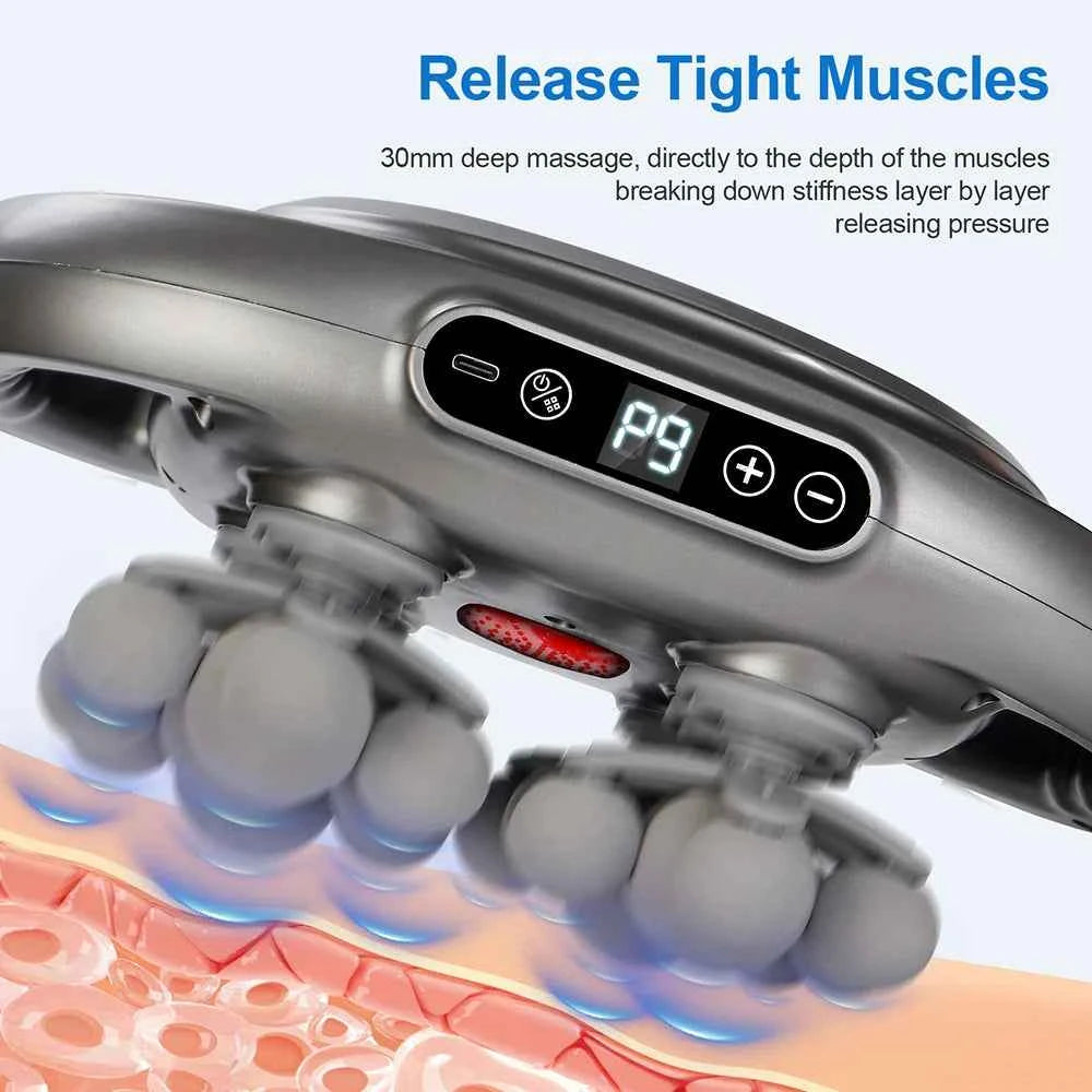 FasciaPro™ 22-Head Massage Gun – 9 Modes for Deep Muscle Relief