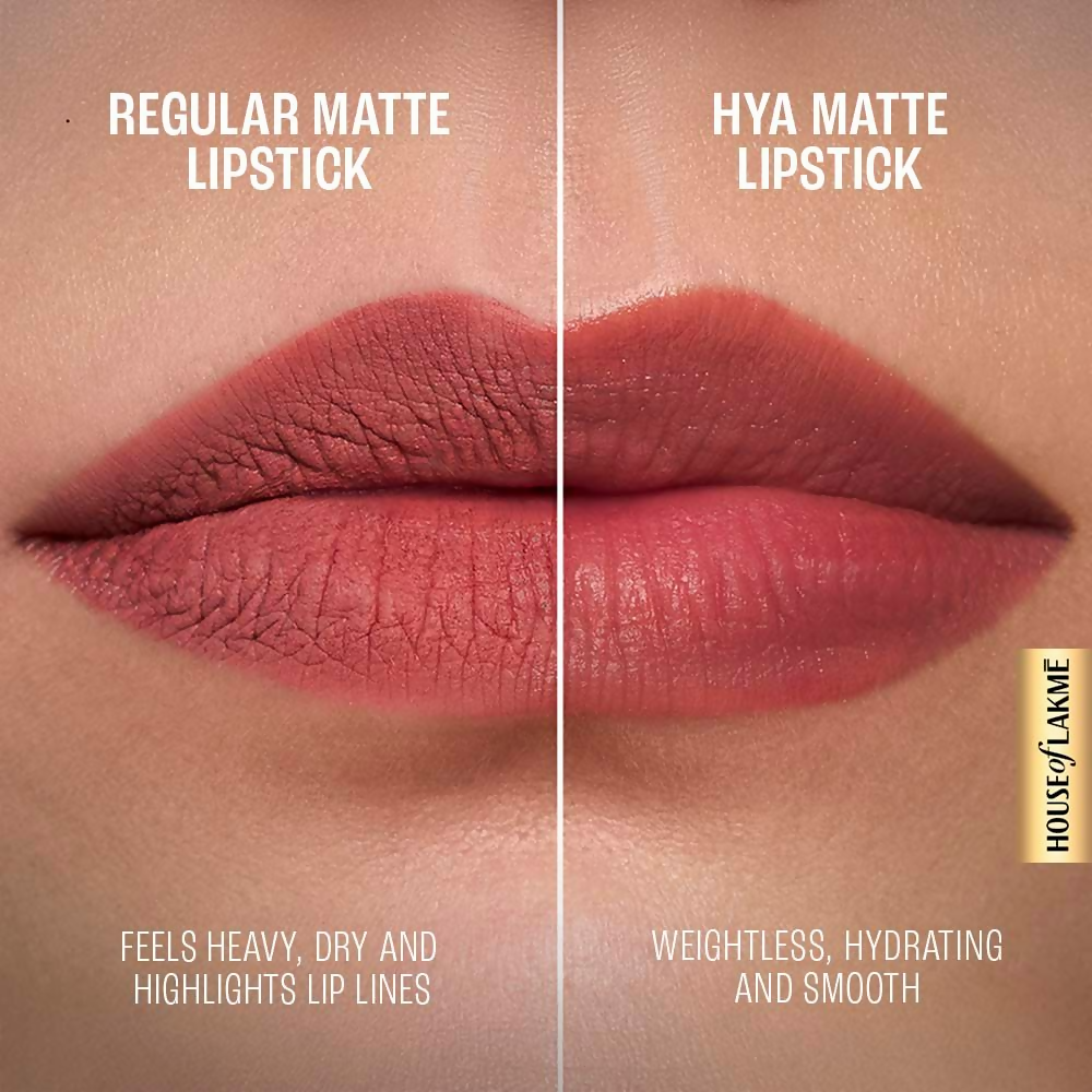 Lakme 9to5 Hya Matte Liquid Lipstick + Hyaluronic Acid - Boss Lady Brick