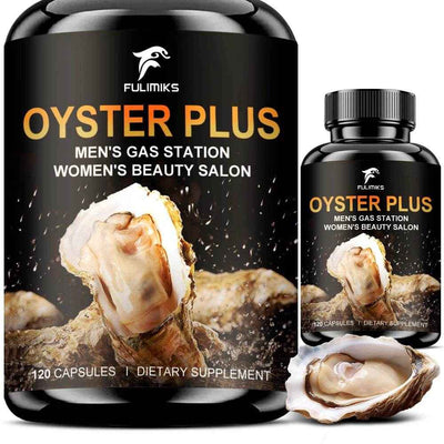 Oyster Plus Supplement, Energy and Vitality Daily Supplement, Powerful Oyster Extract, Provides Drive & Wellness for Men & Women
