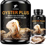 Oyster Plus Supplement, Energy and Vitality Daily Supplement, Powerful Oyster Extract, Provides Drive & Wellness for Men & Women