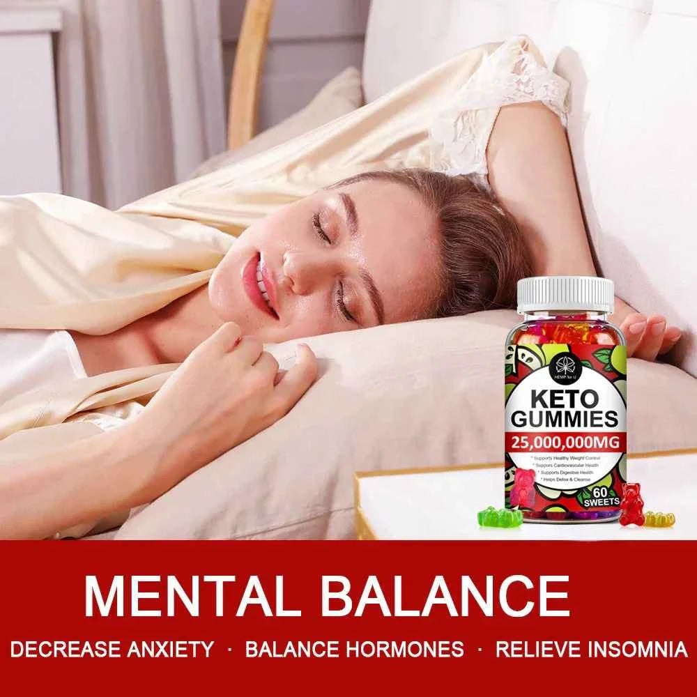 ACV Keto Gummies for Weight Loss for Women and Men - Detox &amp; Cleanse, Digestion, Relax Stress - Apple Cider Vinegar Supplement