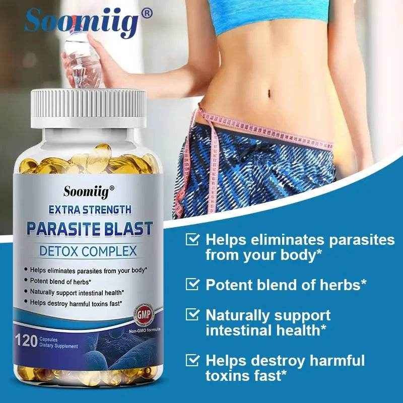 Parasite Detox - Gut Health Supplements - Gut Health - Boosts Immune System - Supports Cleansing and Detoxification