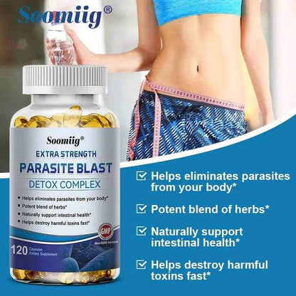 Parasite Detox - Gut Health Supplements - Gut Health - Boosts Immune System - Supports Cleansing and Detoxification