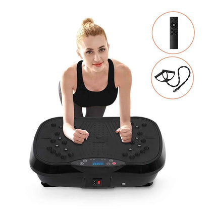Portable Fat-Burning Vibration Plate Platform – Whole Body Workout Shaping Machine for Home Fitness