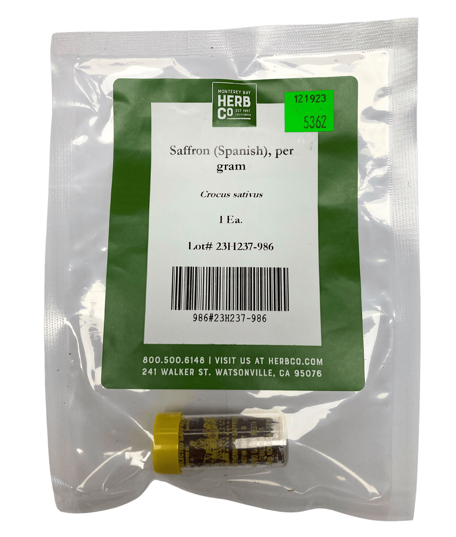 Saffron, Spanish by Country Life Natural Foods