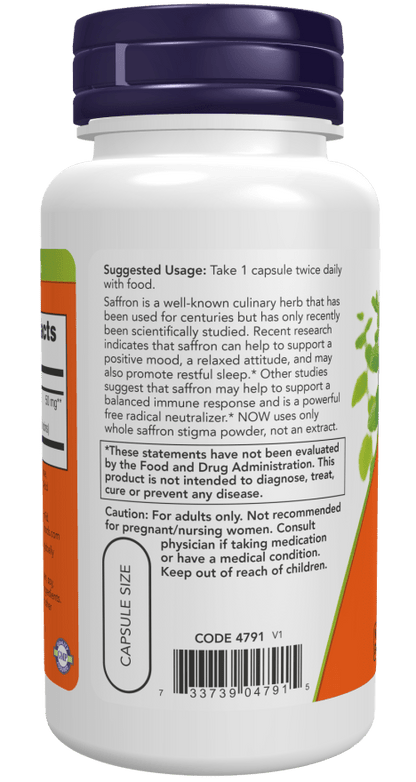 Saffron 50mg by Country Life Natural Foods