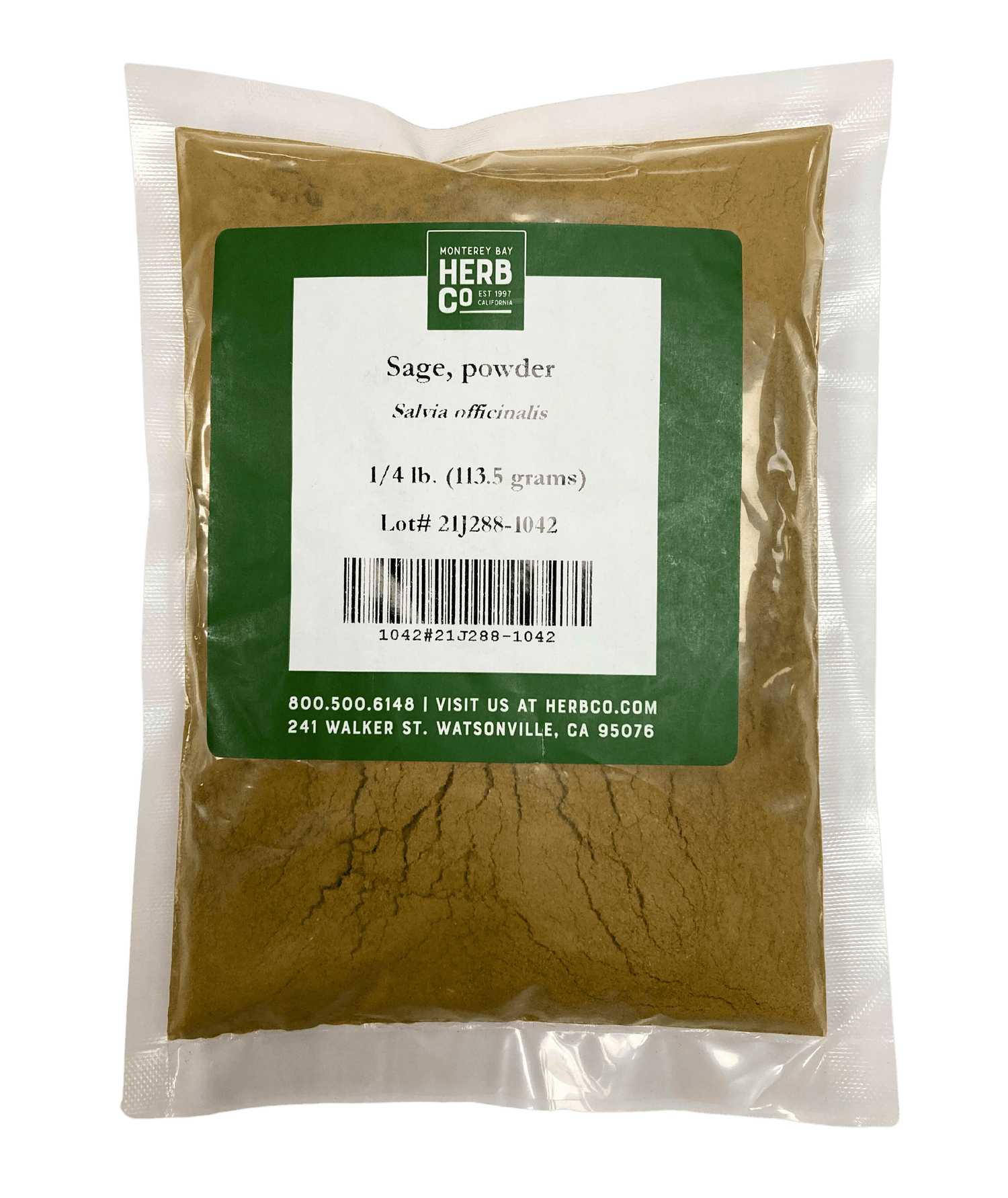 Sage Powder by Country Life Natural Foods