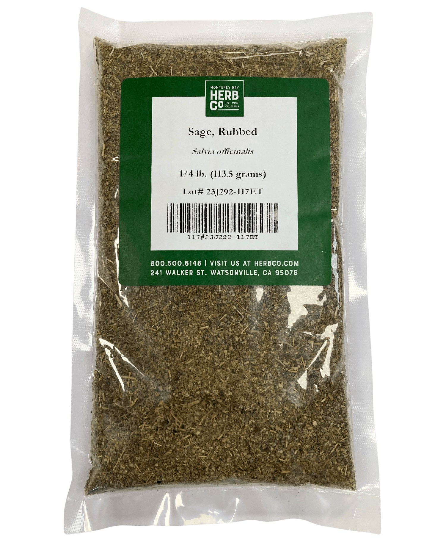 Sage, Rubbed by Country Life Natural Foods